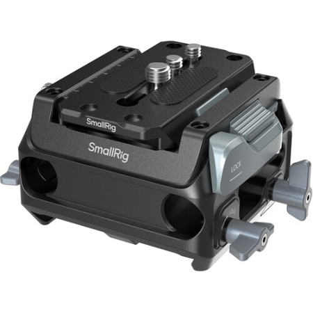SmallRig 5366 - płytka montażowa, szybkozłaczka typu Manfrotto z dwoma zaciskami na pręt 15mm